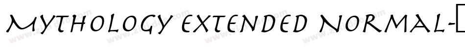 Mythology Extended Normal字体转换